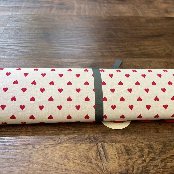 72"x14" Reversible Valentines Hearts Table Runner - Threshold - Picture 4 of 7